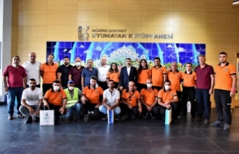 Yıldırım: Başkan Yılmaz kahramanları ağırladı