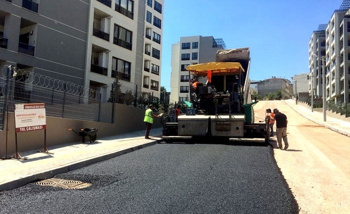 Osmangazi yolları sıcak asfaltla kaplanıyor